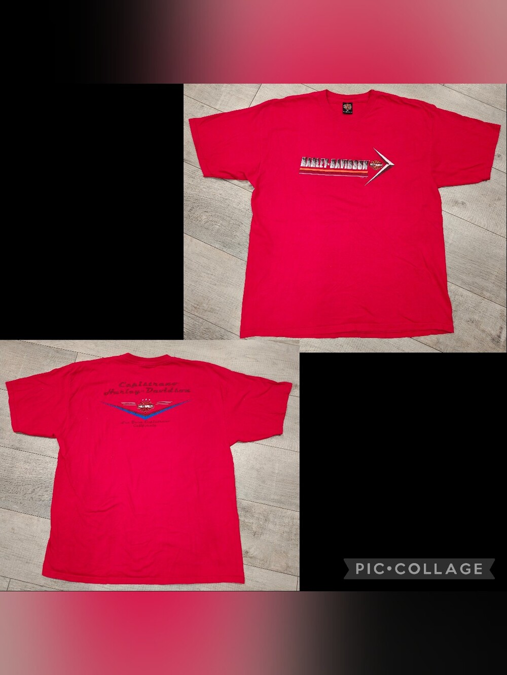 🏎️💨2001 HARLEY-DAVIDSON SPELLOUT Y2K TEE-2XL 🏎️💨